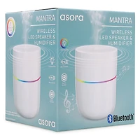 Asora Led Bluetooth® Speaker & Humidifier, Usb-Powered