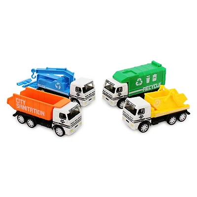 Clean City Crew - Friction Vehicles 4-Pack