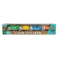 Clean City Crew - Friction Vehicles 4-Pack