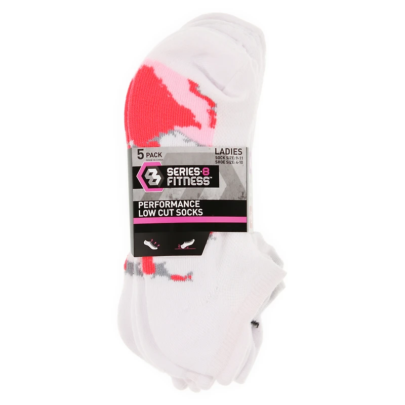 Ladies Performance Low-Cut Socks Tie Dye 5-Pack