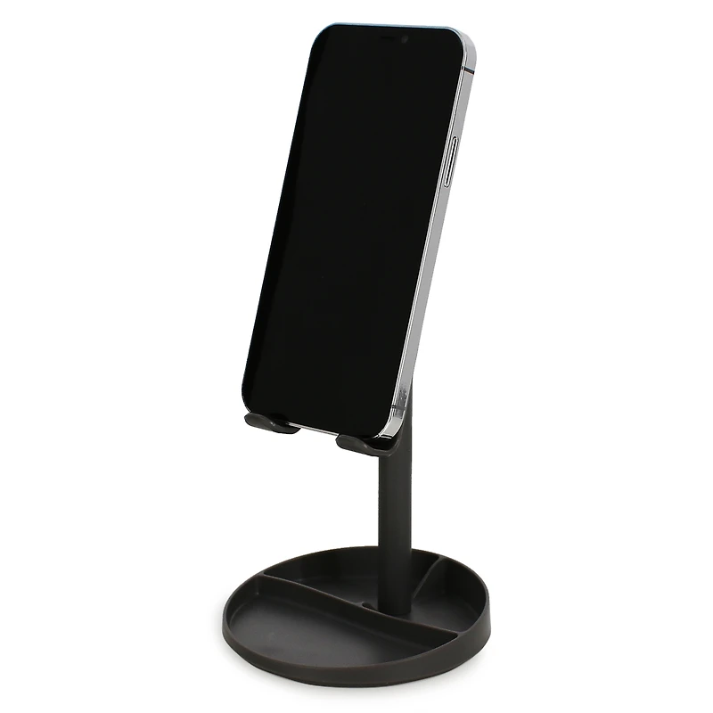 desktop tablet & phone stand with vanity mirror