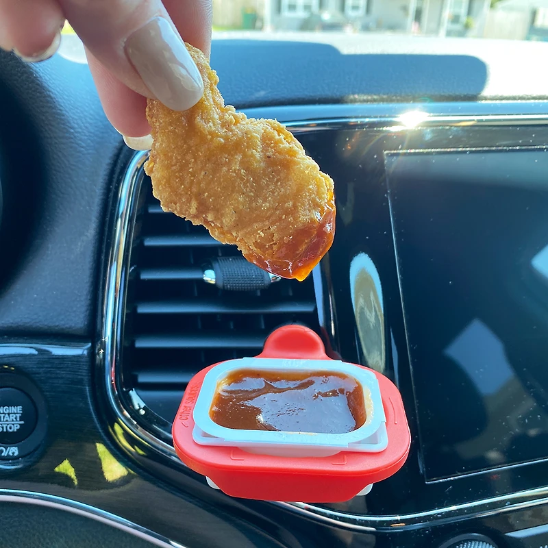 Car Vent Sauce Dipping Clip 2-Count Condiment Holders