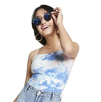 Juniors Bungee Strap Bodysuit - Tie Dye