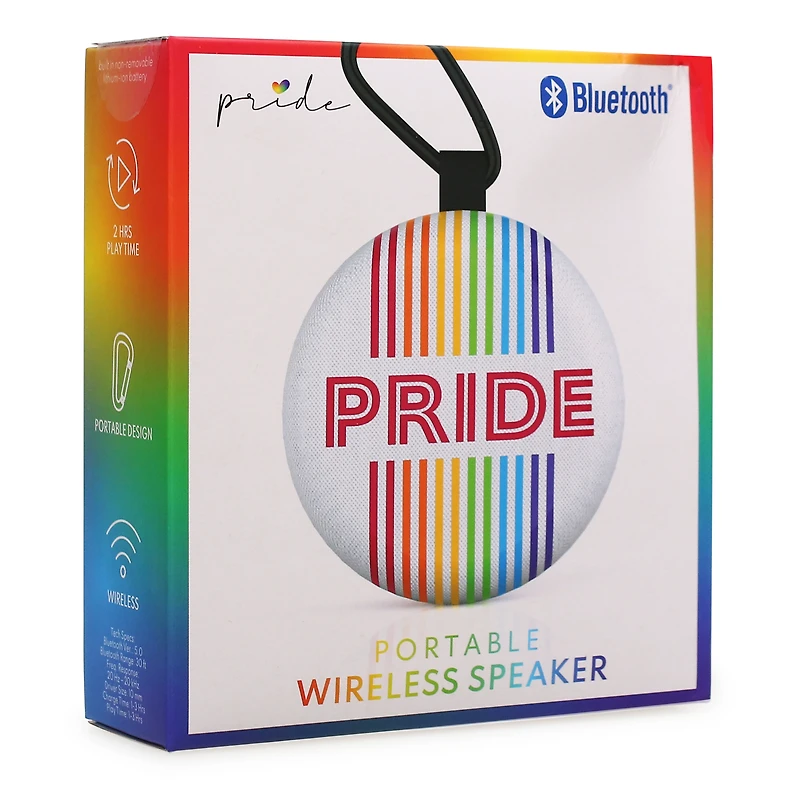 The Trevor Project Pride Clip-On Bluetooth® Speaker