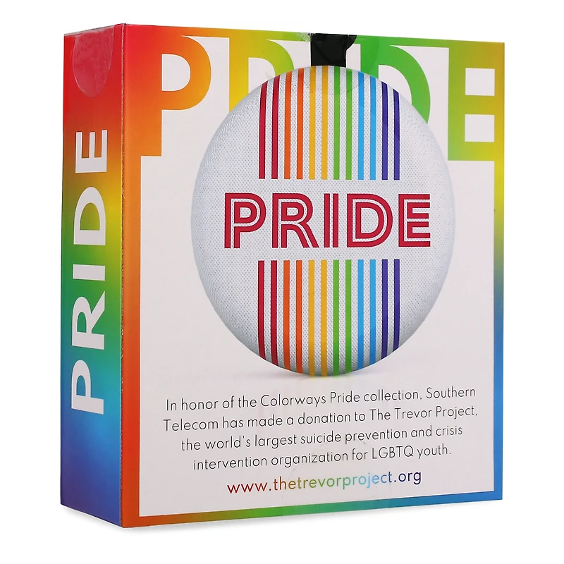 The Trevor Project Pride Clip-On Bluetooth® Speaker