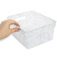 Speckled Storage Bin 10in