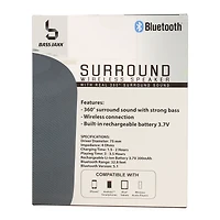 surround bluetooth® speaker w/ 360-degree sound