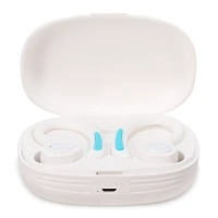 sport hook bluetooth® earbuds with microphone, 10hr play time