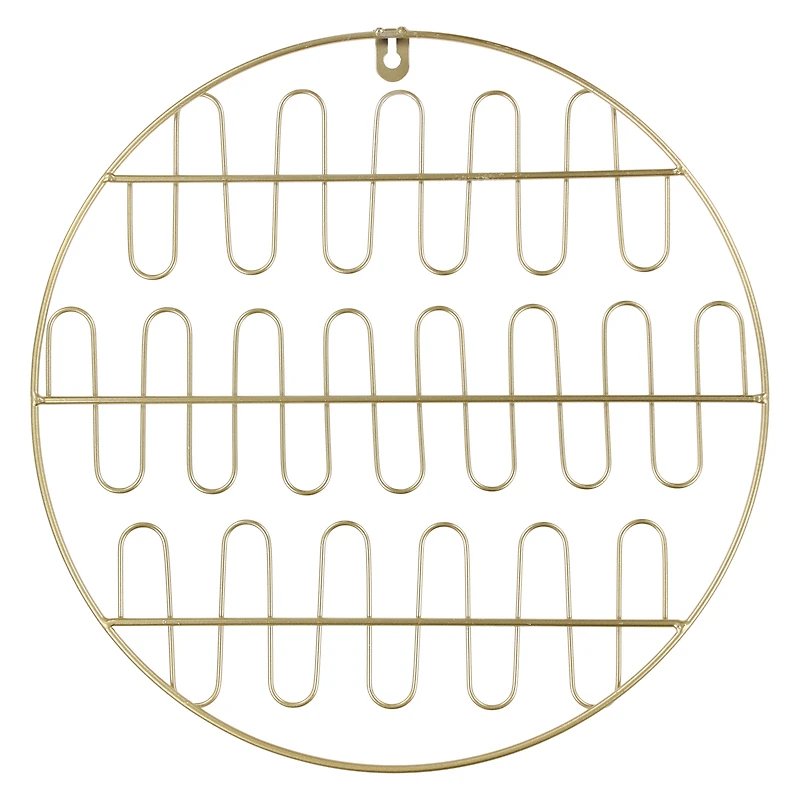 Round Photo Grid Wall Display 13.8in