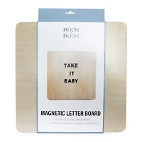 Woodgrain Magnetic Letterboard 11.5in