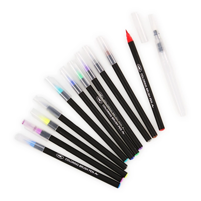 Watercolor Brush Pens Set 12-Piece