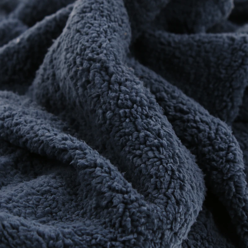 super plush sherpa blanket 50in x 60in