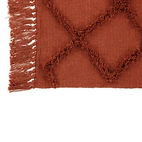 geometric tufted rug 2ft x 3ft