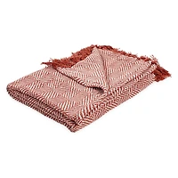 Diamond Cotton Throw Blanket 50in x 60in