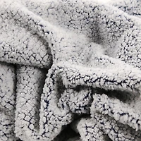 marled super-soft plush sherpa blanket 50in x 60in