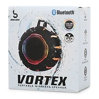 Clip-On Bluetooth® Speaker With Led Lights & Splash-Proof Protection