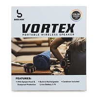 Clip-On Bluetooth® Speaker With Led Lights & Splash-Proof Protection