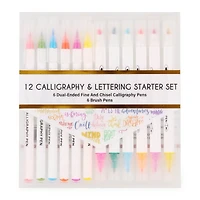 Calligraphy & Lettering Pens Set 12-Piece
