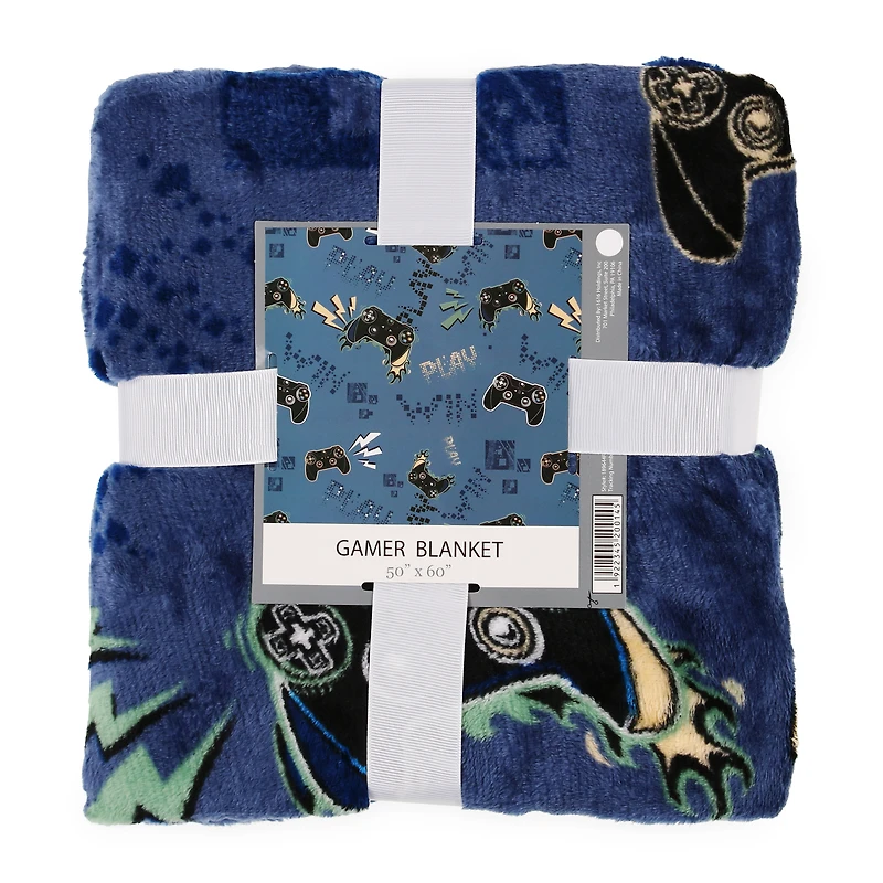 Gamer Blanket 50in X 60in