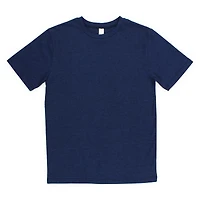 young men's crew neck tee - navy blue