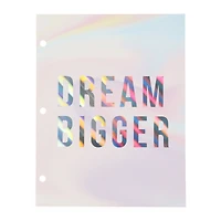 Rainbow Holographic Portfolio Folder