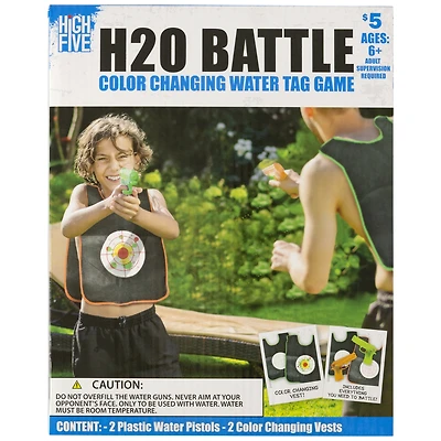 Water Battle Color Changing Vest Target Game