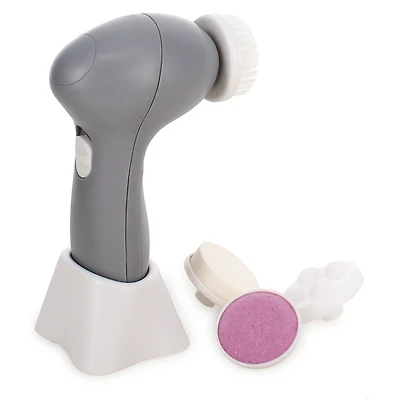 Electric Facial Cleansing Brush With 4 Heads