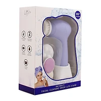 Electric Facial Cleansing Brush With 4 Heads