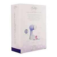 Electric Facial Cleansing Brush With 4 Heads