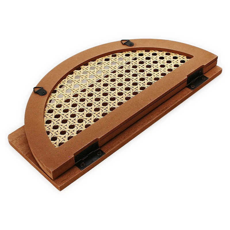 Rattan Wall Shelf 11in