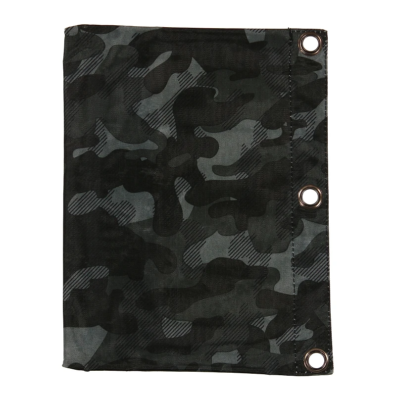 printed binder pencil pouch 6.7in x 9.4in