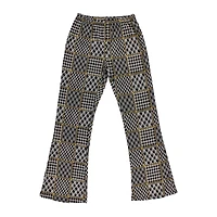 Juniors Kick Flare Pants - Patchwork Plaid
