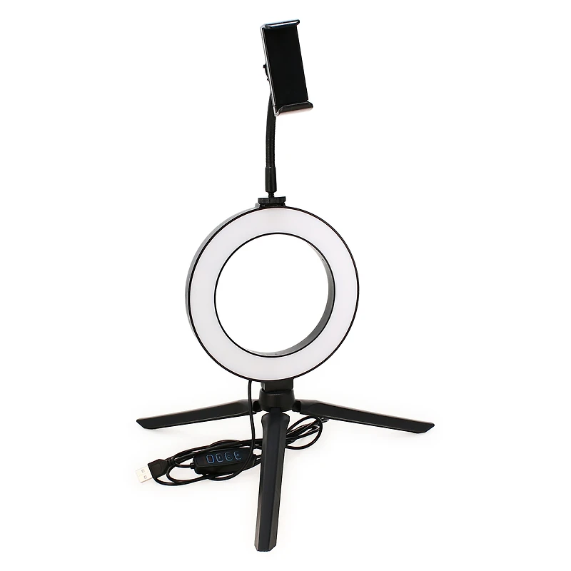 6in Studio Ring Light W/ Phone Holder