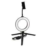 6in Studio Ring Light W/ Phone Holder