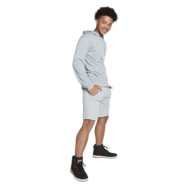 Young Men's French Terry Hoodie - Heather Gray