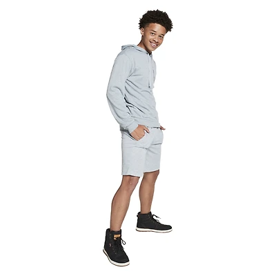 Young Men's French Terry Hoodie - Heather Gray