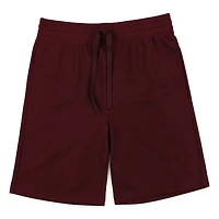 Young Men's French Terry Shorts - Burgundy