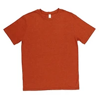 Young Men's Crew Neck Tee - Rust