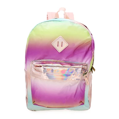 metallic ombre backpack 16in
