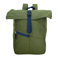 olive green roll top backpack 16in