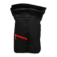 black roll top backpack 16in