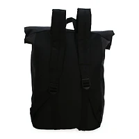 black roll top backpack 16in