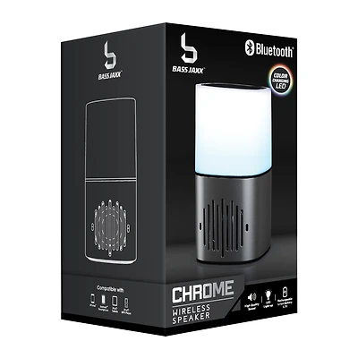 Chrome Led Bluetooth® Speaker