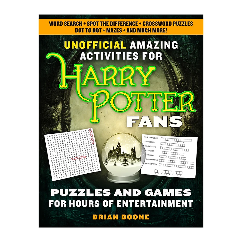Unofficial Amazing Activities For Harry Potter Fans: Puzzles & Games Book