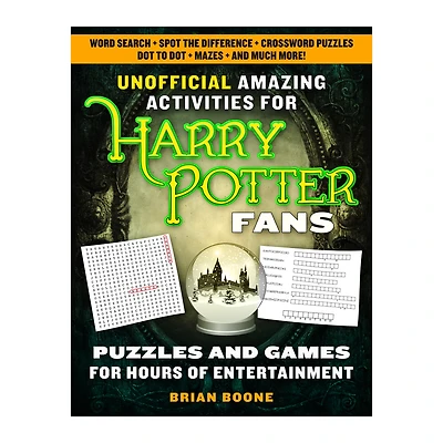 Unofficial Amazing Activities For Harry Potter Fans: Puzzles & Games Book