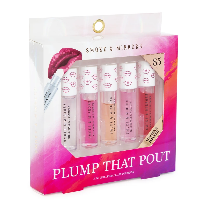 Smoke & Mirrors 5-Piece Lip Plumper Gloss Collection