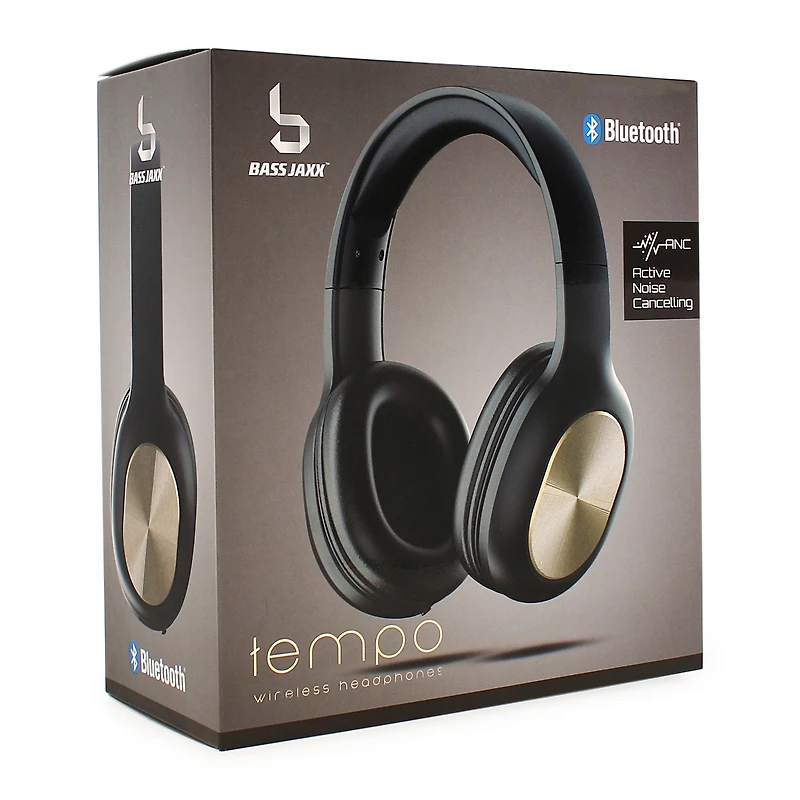 tempo noise cancelling bluetooth® headphones with mic