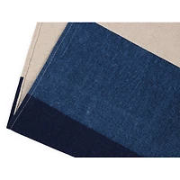 geometric print cotton rug 3ft x 5ft