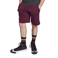 Young Men's French Terry Shorts - Burgundy
