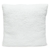 16in jersey throw pillow with sherpa fleece